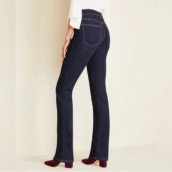 Ann Taylor Dark Wash Slim Boot - Picture 2 of 13